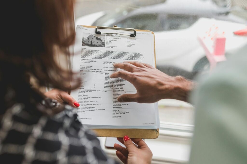 A Person Holding a Document