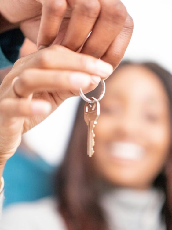 Person Holding a Key