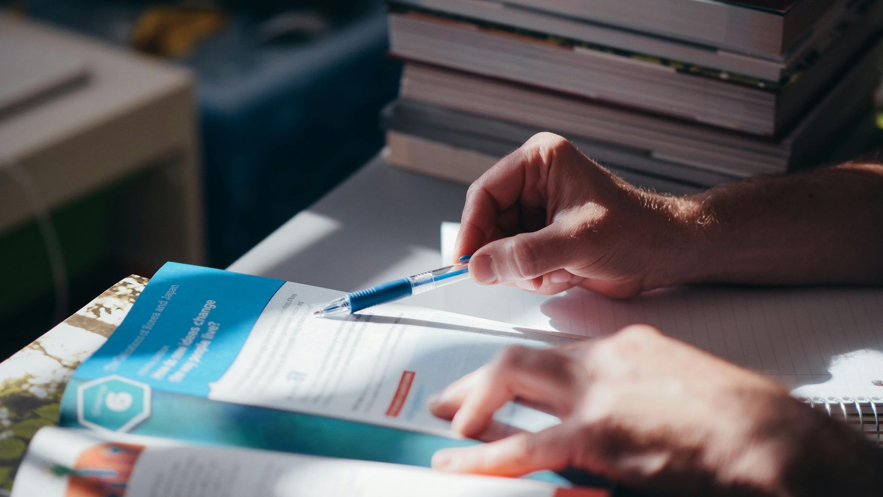 Free stock photo of adult, blur, books